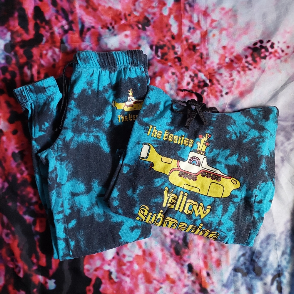 Beatles Yellow Submarine Tie Dye Outfit